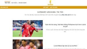 Review Keonhacai 5 - Trang tin thể thao nổi tiếng hàng đầu